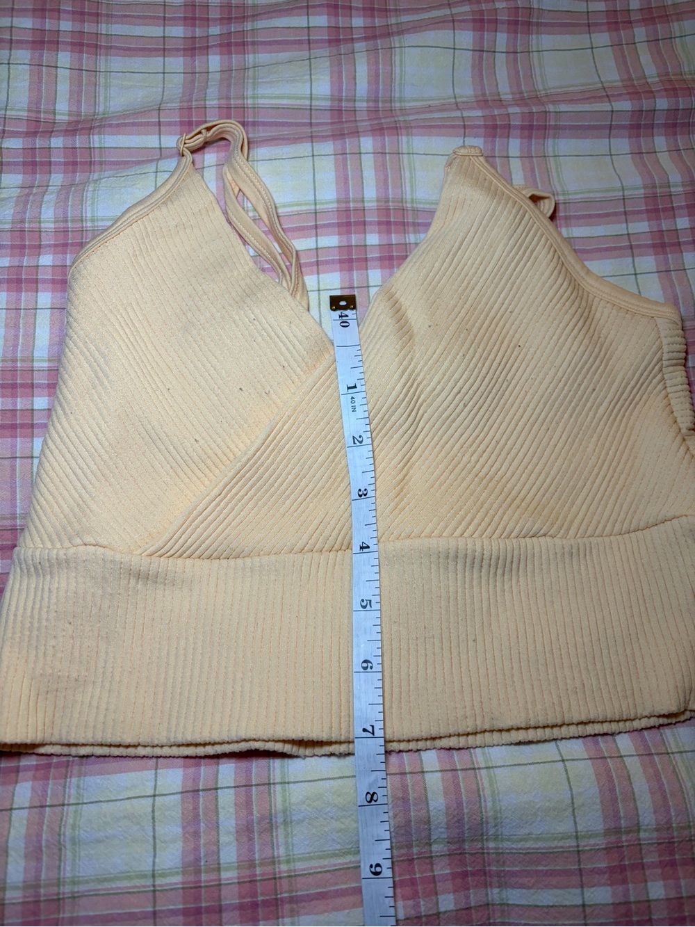 Forever 21 Yellow Ribbed Tank - Picture 6 of 7